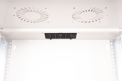 Digitus SOHO PRO 9U Wandmontierbar Geschlossener Schrank Rackschrank für Networking - Hellgrau - Stahl, Blech - 60 kg Maxi