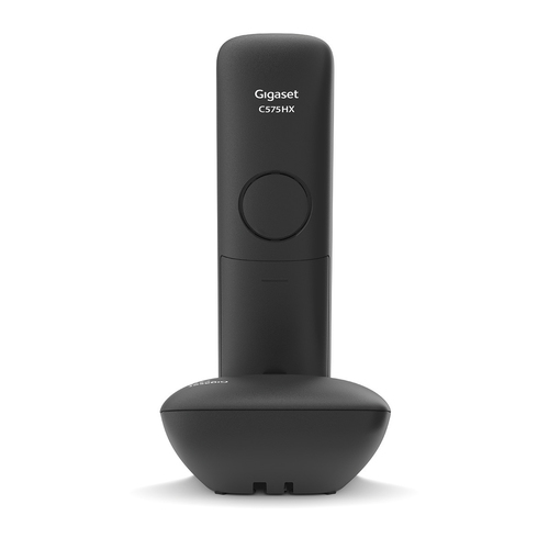 Gigaset C575 DECT-Schnurlostelefon - Schwarz - 1 Telefonleitung(en) - 1 Gleichzeitige Anrufe - Freisprecheinrichtung
