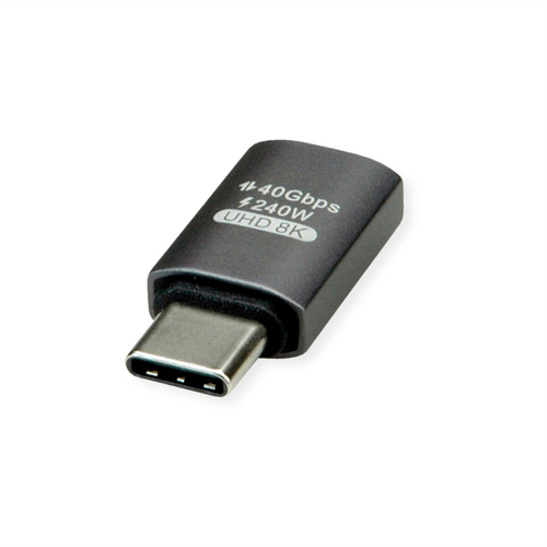 Roline Datentransferadapter - 7680 x 4320 Supported - Silber