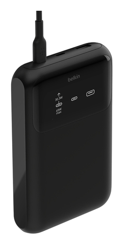 Belkin BoostCharge Pro Stromspeicher - Schwarz - für Universal, Smartphone, Tablet-PC, Notebook, iPad, iPad Pro, iPad mini