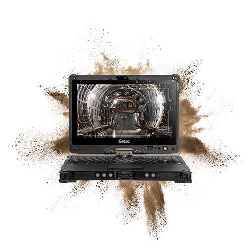 Getac V110 G7. Product type: Hybrid (2-in-1), Form factor: Convertible (Fold-back screen). Processor family: Intel® Core™ 
