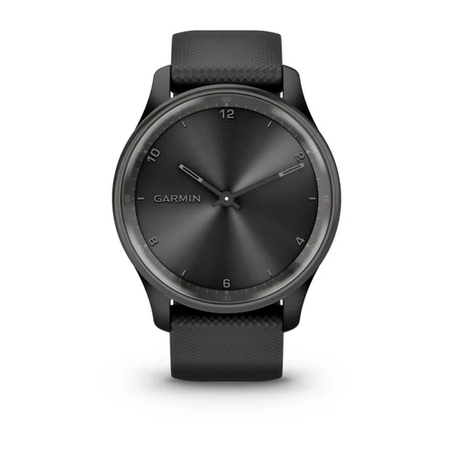 Garmin vívomove Trend Smart Watch - 40 mm Case Height - 40 mm Case Width - Slate, Black Case Color - Black Band Color - St
