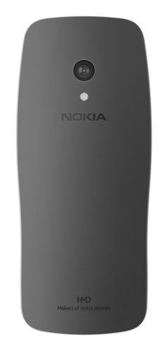 Nokia 3210 (2024) - 4G, VoLTE, 2,4", 2MP, 64MB/128MB Grunge Black. Form factor: Bar. SIM card capability: Dual SIM. Displa