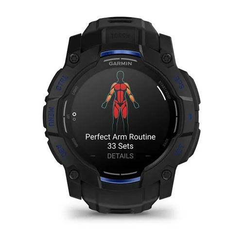 Garmin Instinct 3. Display diagonal: 3.3 cm (1.3"), Display technology: AMOLED, Display resolution: 416 x 416 pixels. GPS 