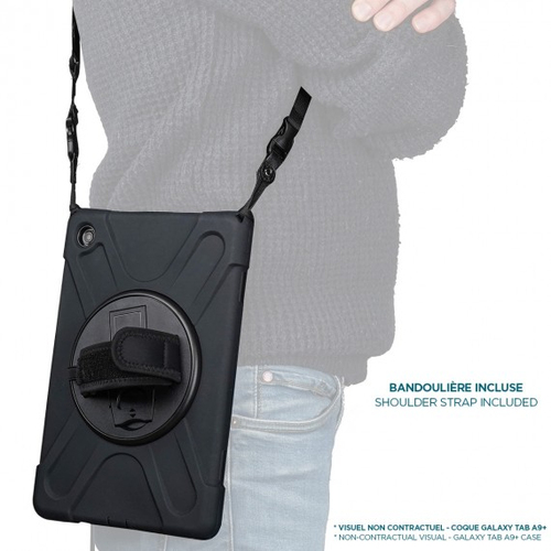 MOBILIS Robust Tasche Samsung Galaxy Tab Active4 Pro Tablet - Schwarz - Silikon Außenmaterial - Stoßdämfpend, Sturzsicher,