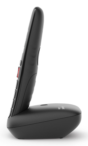 Gigaset E290A DECT-Schnurlostelefon - Wandmontierbar, Desktop - Schwarz - 1 Telefonleitung(en) - 1 Mobilteil(e) - 1 Gleich