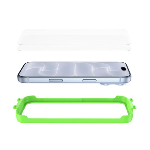 Belkin Tempered Glass Screen Protector for Apple iPhone 18 Pro, iPhone 17 Pro - 2 / Pack - For OLED iPhone 18 Pro, iPhone 