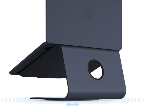 Rain Design mStand360 Notebook-Ständer - TAA-konform - 15,7 cm Höhe x 25,8 cm Breite - Aluminium - Mitternacht