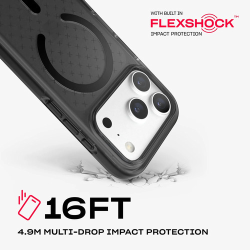 Tech21 EvoCheck MagSafe. Case type: Cover, Brand compatibility: Apple, Compatibility: iPhone 18 Pro/17 Pro, Maximum screen