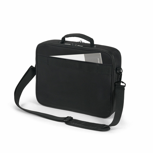 Dicota Eco Multi CORE Tasche für 38,1 cm (15 Zoll) bis 43,9 cm (17,3 Zoll) Notebook - Schwarz - 300D rPET Polyester Körper