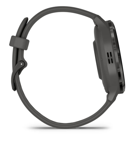 Garmin Venu 3S Smart Watch - 41 mm Case Height - 41 mm Case Width - Pebble Grey Case Color - Black Band Color - Stainless 