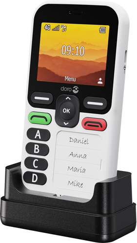 Doro Leva X10 DFB-0580 128 MB Feature Phone - 6,1 cm (2,4 Zoll) 240 x 320 - Cortex A7Single-Core 1 GHz - 64 MB RAM - 4G - 