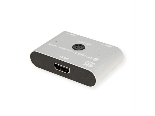 Value Audio/Video Switchbox - Cable - 3840 x 2160 - 4K, 4K UHD, 2K - 2160p - 2 Input Device - 2 Display - Monitor, TV, Pro