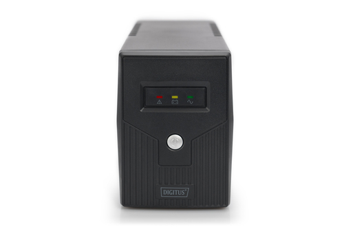 Digitus Line-interactive UPS, 600 VA/360 W. UPS topology: Line-Interactive, Output power capacity: 0.6 kVA, Output power: 