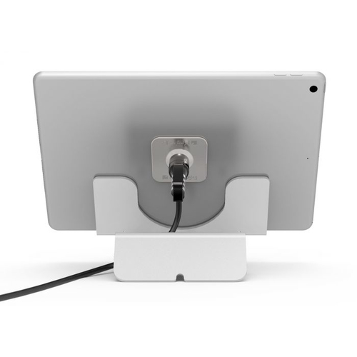 Support pour tablette PC Compulocks - Aluminium - Blanc - Finition rêvetement en poudre, Câble de verrouillage