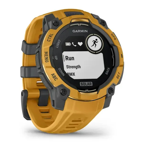 Garmin Instinct 3. Display diagonal: 3.05 cm (1.2"), Display resolution: 176 x 176 pixels, Touchscreen. RAM capacity: 128 