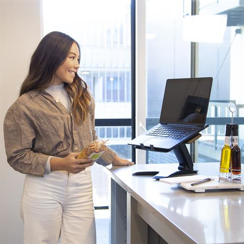 Ergotron Neo-Flex Height Adjustable Notebook Stand - 6.35 kg Load Capacity - Black - For Notebook, Projector - Lift Mechan