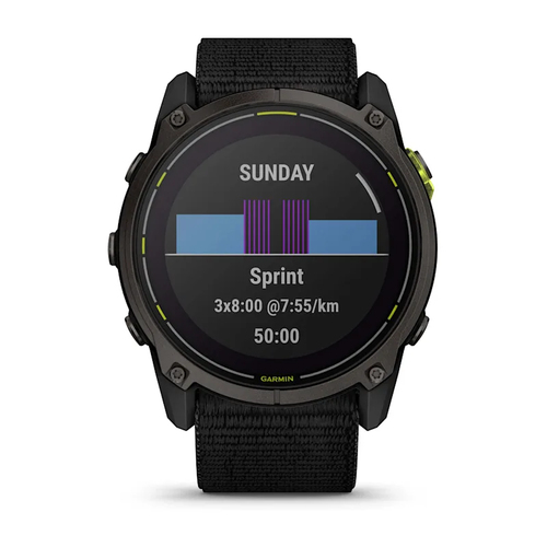 Garmin Enduro 3 Solar. Display diagonal: 3.56 cm (1.4"), Display technology: LCD, Display resolution: 280 x 280 pixels, To