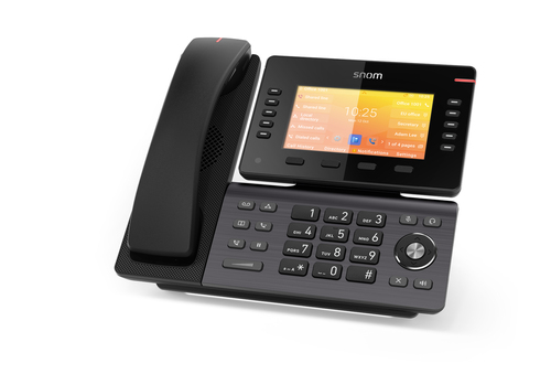 Snom D892M. Produkttyp: IP-Telefon, Produktfarbe: Schwarz, Montage: Tisch/Wand. Vorinstalliertes Betriebssystem: Linux. Di