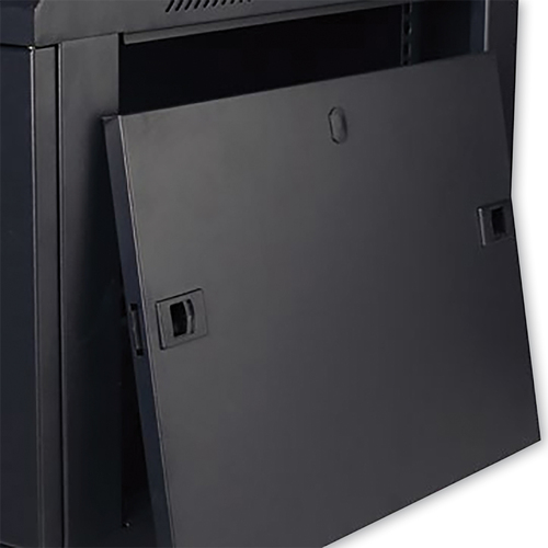 Armoire Rack MCL 12U Fixation Murale Armoire fermée pour Réseau Profondeur de Rail - Noir - Ver, SPCC, Acier Laminé à Froi