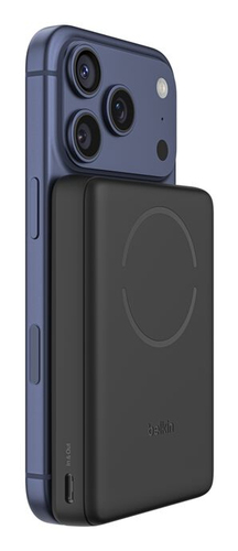 Belkin BoostCharge Stromspeicher - Schwarz - 10000 mAh - 7,50 W - Schmal, Magnetisch - Schwarz