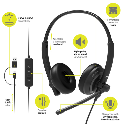Port Designs PORT Connect 912005. Product type: Headset. Connectivity technology: Wired. Recommended usage: Calls/Music. H