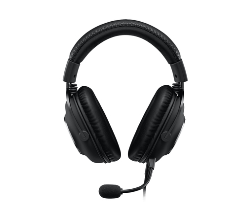 Logitech G PRO X Wired Over-the-head, Over-the-ear Stereo Gaming Headset - Black - Binaural - Circumaural - 32 Ohm - 20 Hz