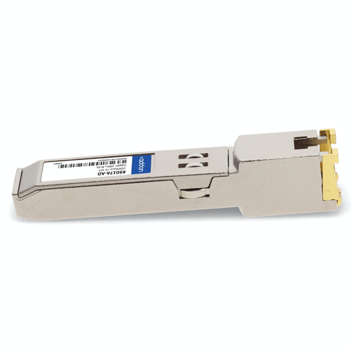 AddOn SFP - 1 x RJ-45 10/100/1000Base-TX Network - 1 - TAA Compliant - For Optical Network, Data Networking - Optical Fibe