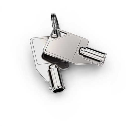 Compulocks Dual Head Coiled Cable Keyed Lock. Cor do produto: Preto, Condições ideais de utilização: Computador portátil, 