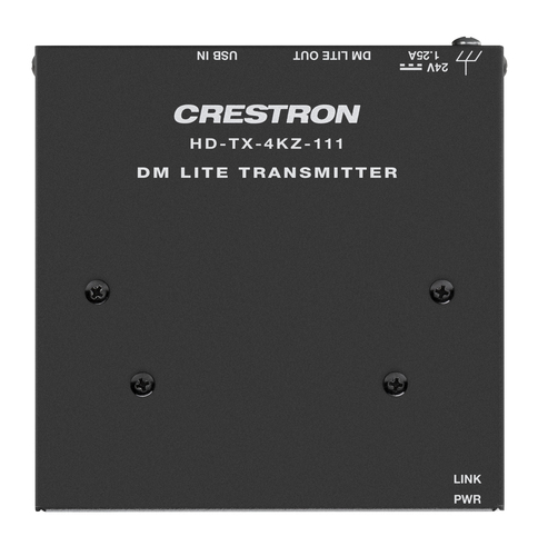 Crestron HD-TX-4KZ-111. Tipo: Receptor AV, Resolução Máxima: 4096 x 2160 pixels, Tipos de cabos suportados: Cat5e. Tecnolo