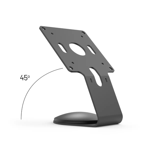 Compulocks VESA Fixed 45 Degree Core Counter Stand or Wall Mount Black - Powdered Coated Metal for Extra Durability, 2 Loc