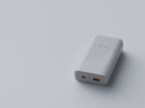 Xtorm 15W FastCharge Go2 Powerbank 20.000 - Ash White. Battery capacity: 20000 mAh, Battery technology: Lithium Polymer (L