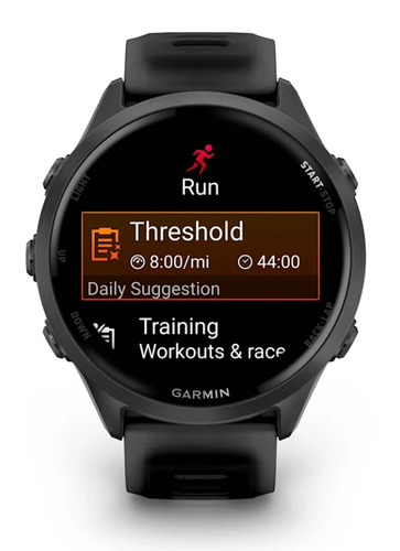Garmin Forerunner 570 Smartwatch - 47 mm Case Height - Nero Colore della struttura - Alluminio Materiale della struttura -
