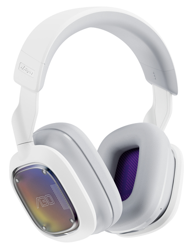 Logitech A30 Wired/Wireless Over-the-head Stereo Gaming Headset - White - Binaural - Circumaural - 1500 cm - Bluetooth/RF 