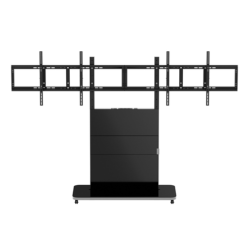 HAGOR Monitorständer - Bildschirmgröße: Bis zu 165,1 cm (65 Zoll) - 80 kg TragfähigkeitDisplay Type Supported: - Boden - S