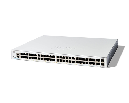 Cisco Catalyst 1300 C1300-48T-4G 54 Ports Manageable Ethernet Switch - Gigabit Ethernet - 1000Base-X, 10/100/1000Base-T - 