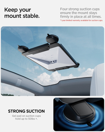 Spigen Vehicle Mount for Satellite Internet System - Black - 22.68 kg Load Capacity