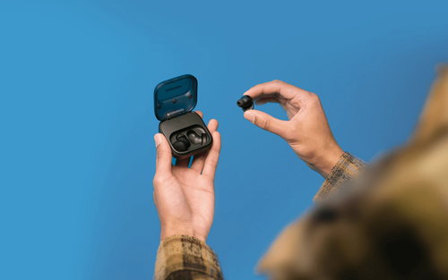 Fairphone Fairbuds True Wireless Earbud Stereo Earset - Black - Google Assistant, Siri - Binaural - In-ear - 1000 cm - Blu