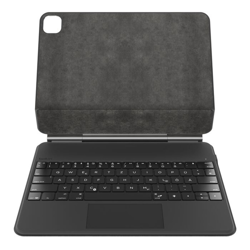 Belkin Connect Tastatur/Cover für 33 cm (13 Zoll) Apple iPad Pro 13 (2024) Tablet - Schwarz - Synthetikleder Körper - Krat