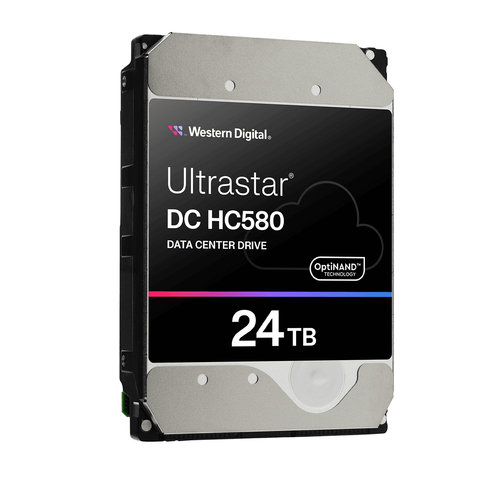WD Ultrastar Festplatte - 3,5" Intern - 24 TB - SAS (12Gb/s SAS) - Conventional Magnetic Recording (CMR) Method - Data Cen
