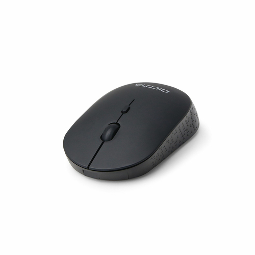 Dicota SILENT V2 Maus - Funkfrequenz - USB - Optisch - 3 Taste(n) - Schwarz - Kabellos - 2,40 GHz - 1600 dpi Auflösung - S