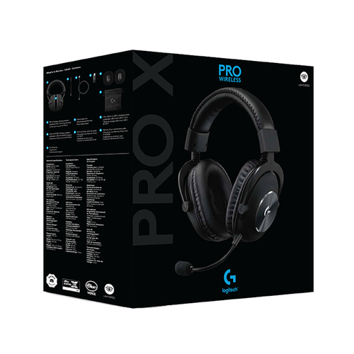 Logitech G PRO X. Tipo de produto: Auscultadores. Tecnologia de conetividade: Sem fios. Uso recomendado: Jogos. Frequência