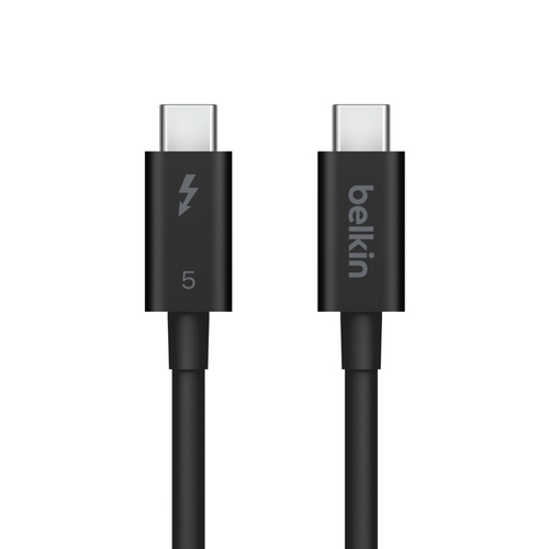 Belkin Connect 1 m Thunderbolt 5 Datentransferkabel - Cable for Display, Monitor - 120 Gbit/s - Unterstützt bis zu7680 x 4