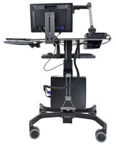 Ergotron TeachWell Mobile Digital Workspace. Product colour: Graphite, Grey, Type: Multimedia cart, Material: Metal. Heigh