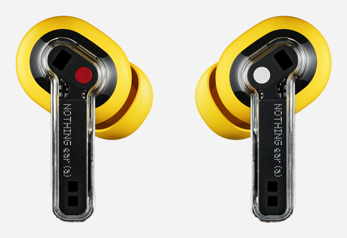 Nothing Ear (a) True Wireless Earbud Stereo Earset - Yellow, Transparent - Binaural - In-ear - 1000 cm - Bluetooth - Noise