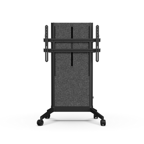SMS EVER Height Adjustable Display Stand - Up to 248.9 cm (98") Screen Support - 120 kg Load Capacity - Floor - Polyethyle