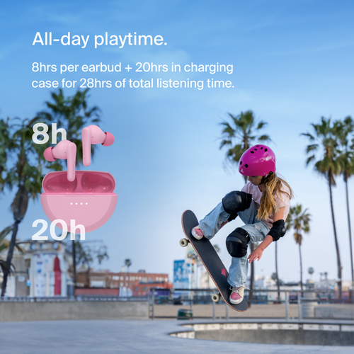 Belkin SoundForm Nano 2 True Wireless Ohrhörer Stereo Ohrhörerset - Rosa - Binaural - In-Ear - 914,4 cm Reichweite - Bluet