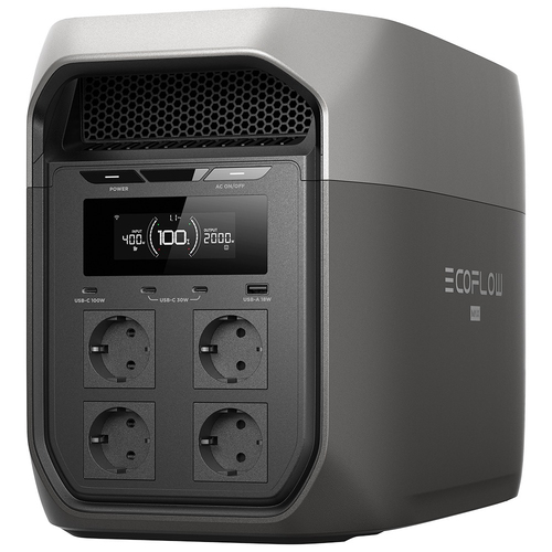 Ecoflow Delta 3 Max Portable Power Station - 2.40 kW - 40 - 2048 Wh - Lithium Iron Phosphate (LiFePO4)