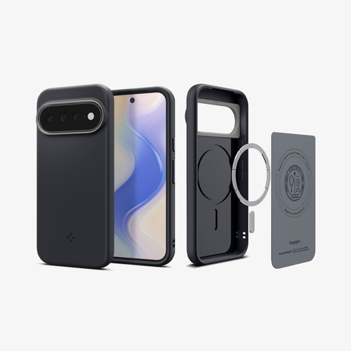 Spigen Nano Pop Case for Google Pixel 11 Pro XL Smartphone - Black Sesame - Wireless Charging Compatible