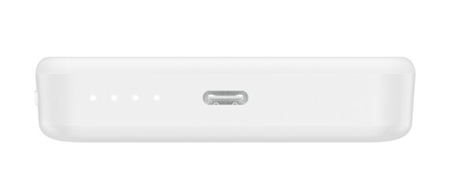 Belkin BoostCharge Power Bank - White - 10000 mAh - 7.50 W - Slim, Magnetic - White